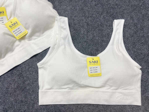 ÁO LÁ SAKI  366 - TRẮNG 